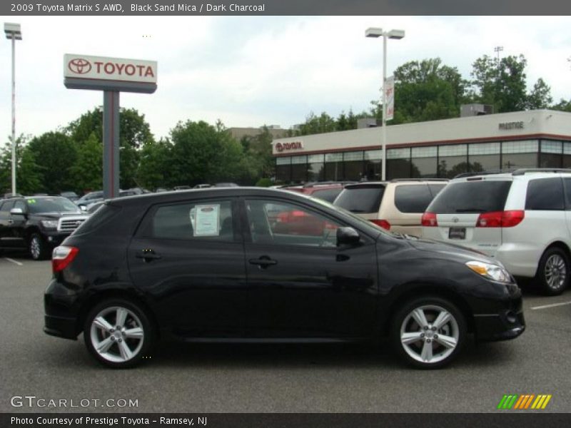 Black Sand Mica / Dark Charcoal 2009 Toyota Matrix S AWD