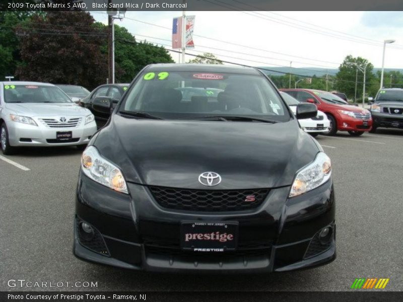 Black Sand Mica / Dark Charcoal 2009 Toyota Matrix S AWD