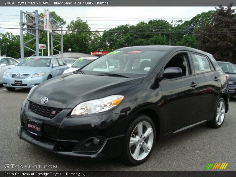 Black Sand Mica / Dark Charcoal 2009 Toyota Matrix S AWD