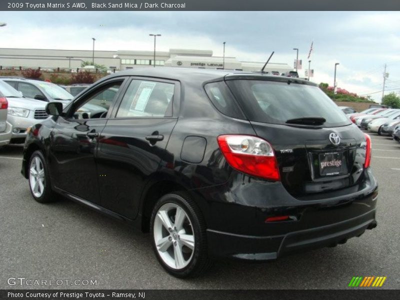 Black Sand Mica / Dark Charcoal 2009 Toyota Matrix S AWD