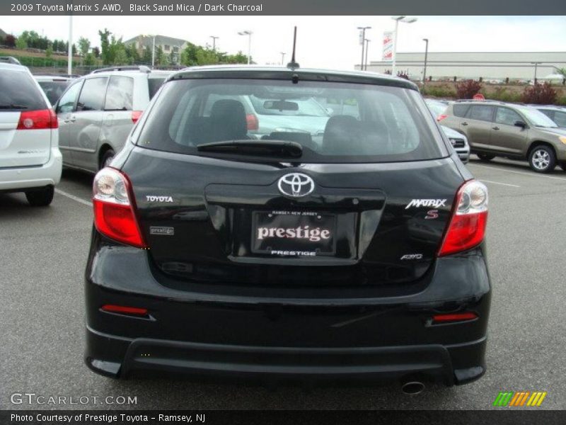 Black Sand Mica / Dark Charcoal 2009 Toyota Matrix S AWD