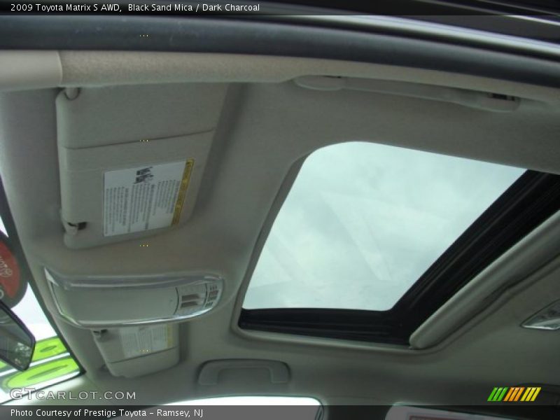 Black Sand Mica / Dark Charcoal 2009 Toyota Matrix S AWD
