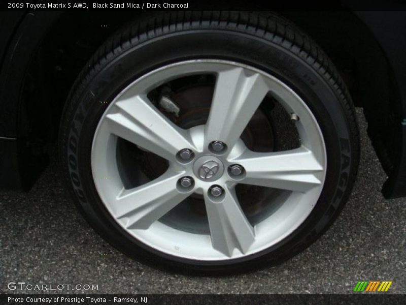 Black Sand Mica / Dark Charcoal 2009 Toyota Matrix S AWD