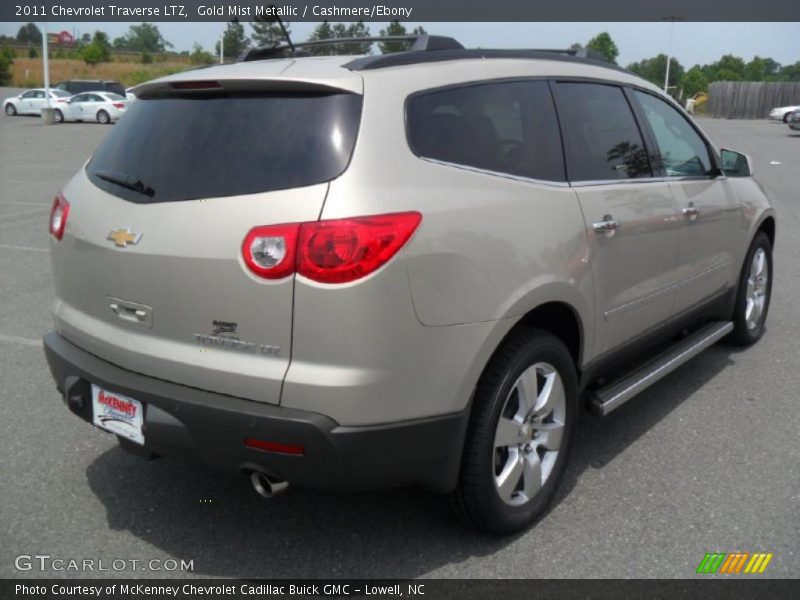 Gold Mist Metallic / Cashmere/Ebony 2011 Chevrolet Traverse LTZ
