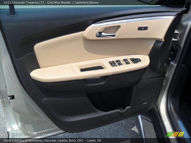 Gold Mist Metallic / Cashmere/Ebony 2011 Chevrolet Traverse LTZ