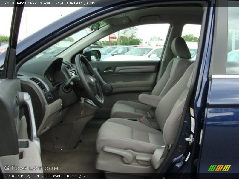 Royal Blue Pearl / Gray 2008 Honda CR-V LX 4WD
