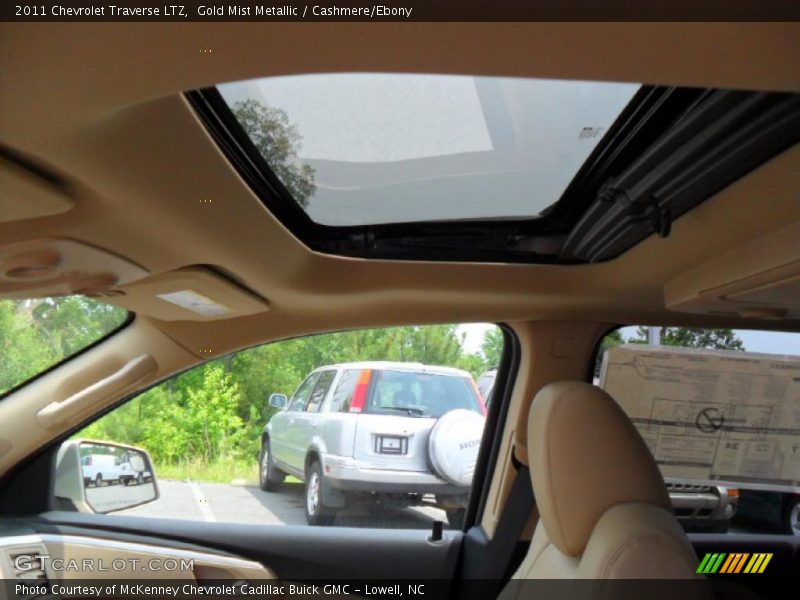 Gold Mist Metallic / Cashmere/Ebony 2011 Chevrolet Traverse LTZ