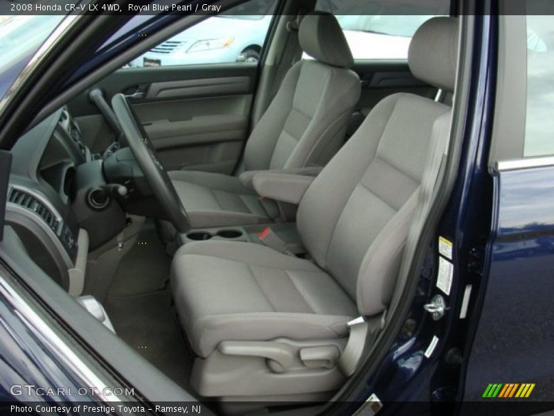 Royal Blue Pearl / Gray 2008 Honda CR-V LX 4WD