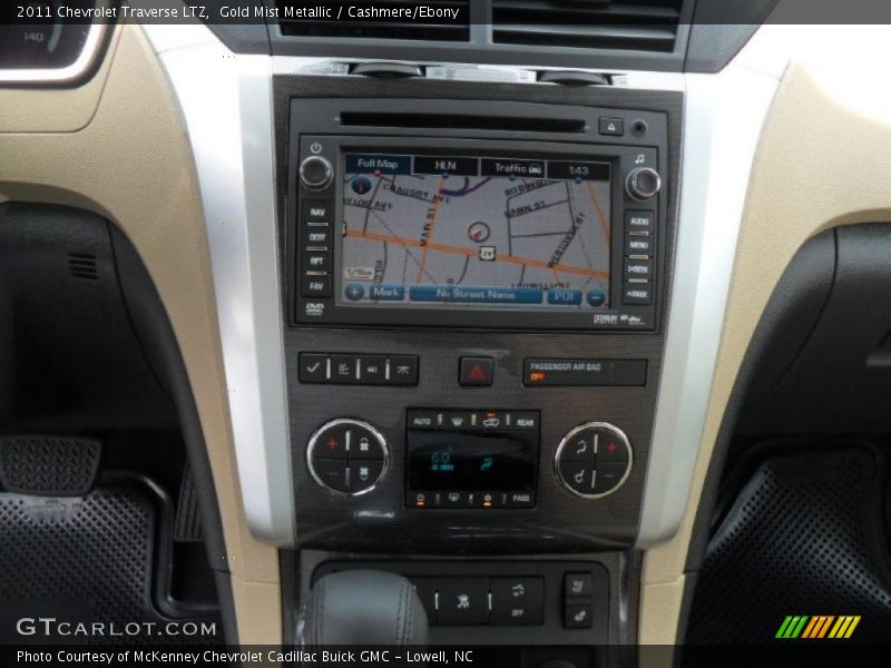 Gold Mist Metallic / Cashmere/Ebony 2011 Chevrolet Traverse LTZ