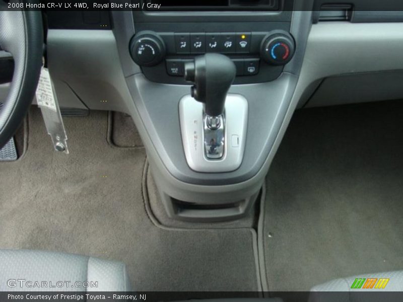 Royal Blue Pearl / Gray 2008 Honda CR-V LX 4WD