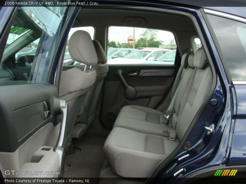 Royal Blue Pearl / Gray 2008 Honda CR-V LX 4WD