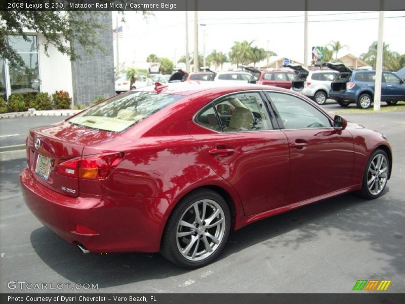  2008 IS 250 Matador Red Mica