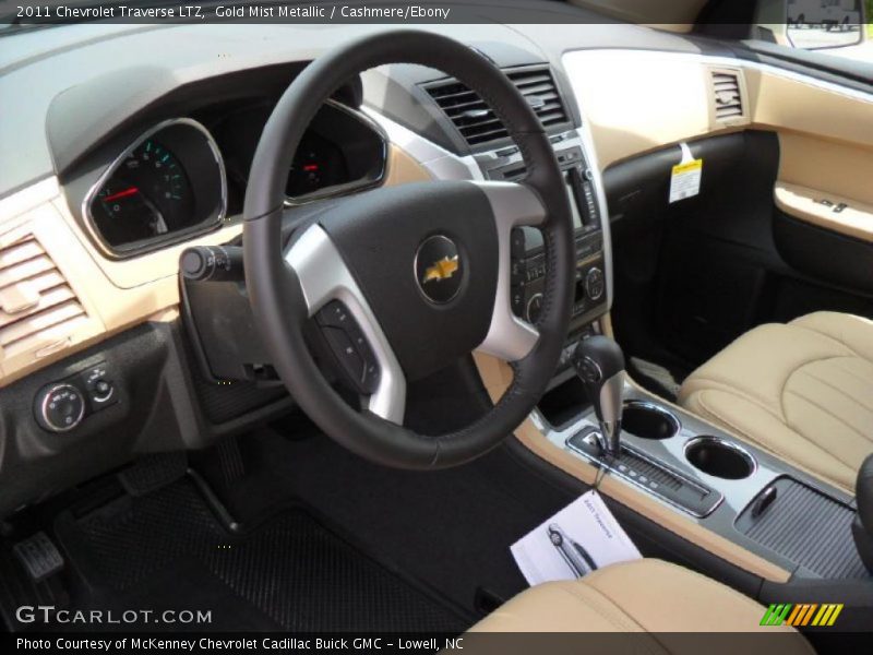 Gold Mist Metallic / Cashmere/Ebony 2011 Chevrolet Traverse LTZ