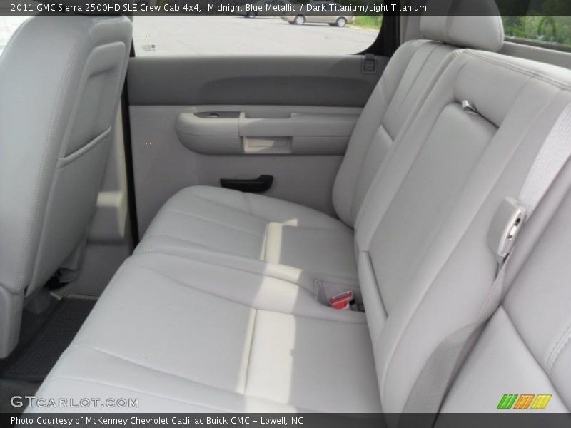 Midnight Blue Metallic / Dark Titanium/Light Titanium 2011 GMC Sierra 2500HD SLE Crew Cab 4x4