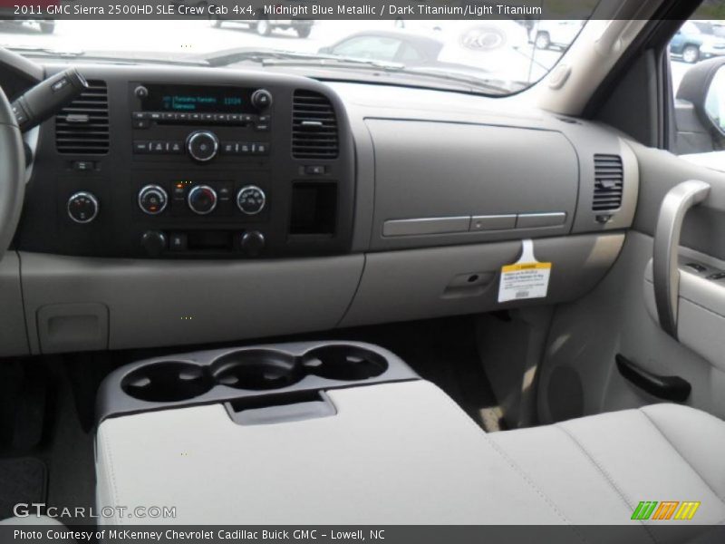 Midnight Blue Metallic / Dark Titanium/Light Titanium 2011 GMC Sierra 2500HD SLE Crew Cab 4x4