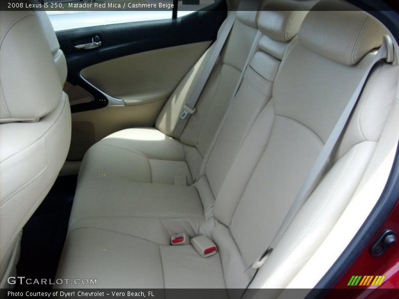 Matador Red Mica / Cashmere Beige 2008 Lexus IS 250