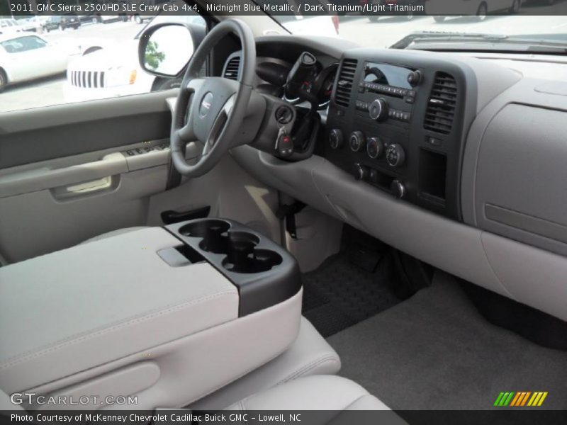 Midnight Blue Metallic / Dark Titanium/Light Titanium 2011 GMC Sierra 2500HD SLE Crew Cab 4x4