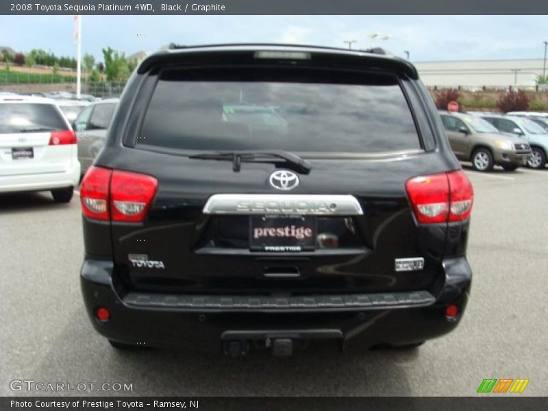 Black / Graphite 2008 Toyota Sequoia Platinum 4WD