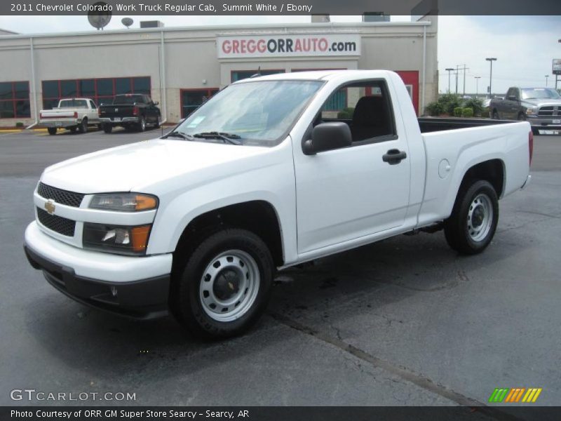 Summit White / Ebony 2011 Chevrolet Colorado Work Truck Regular Cab