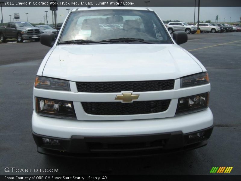 Summit White / Ebony 2011 Chevrolet Colorado Work Truck Regular Cab