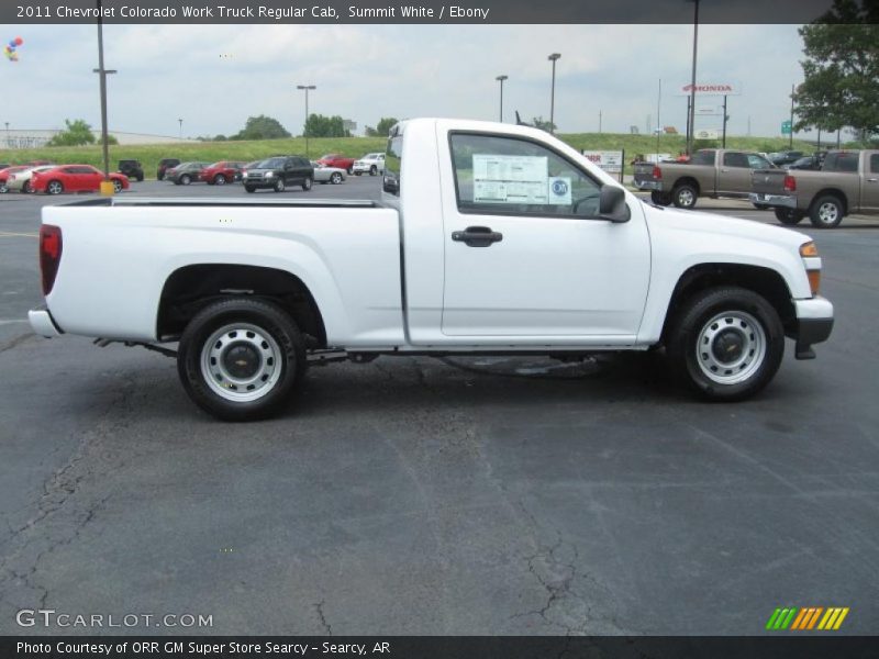 Summit White / Ebony 2011 Chevrolet Colorado Work Truck Regular Cab
