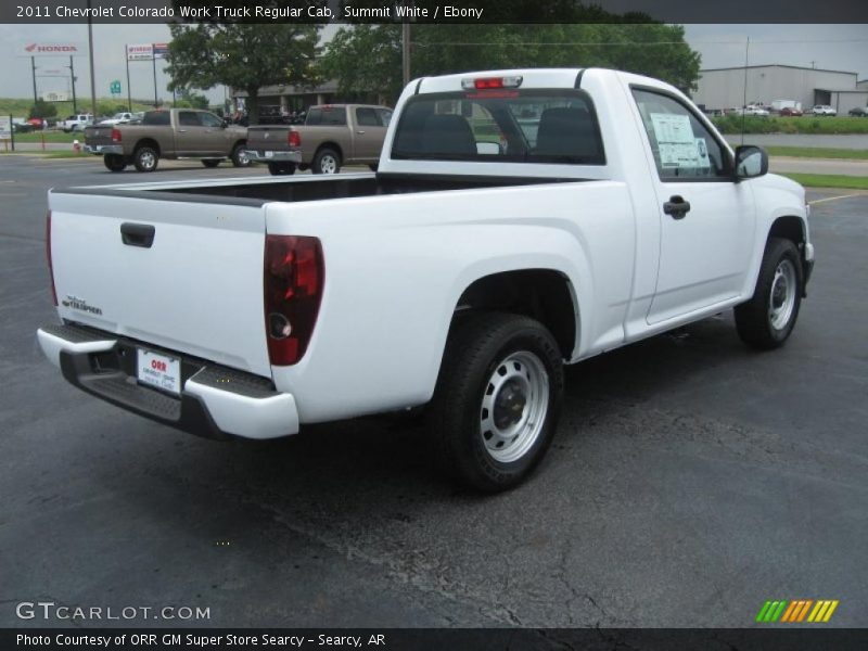 Summit White / Ebony 2011 Chevrolet Colorado Work Truck Regular Cab