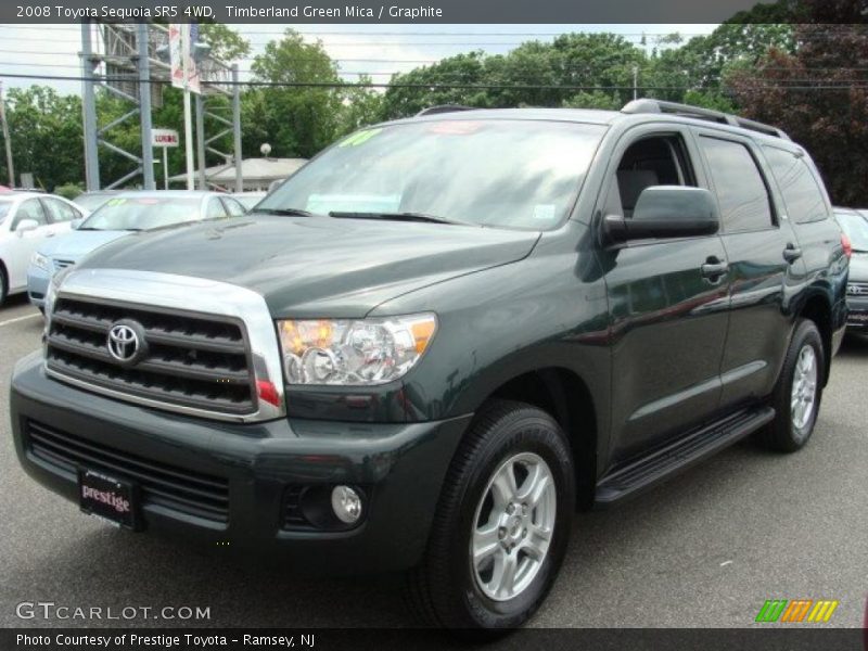 Timberland Green Mica / Graphite 2008 Toyota Sequoia SR5 4WD