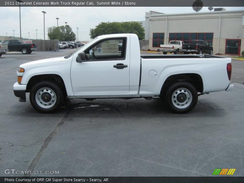 Summit White / Ebony 2011 Chevrolet Colorado Work Truck Regular Cab