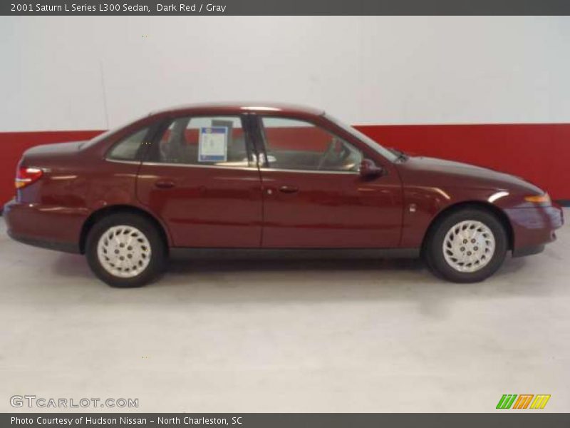 Dark Red / Gray 2001 Saturn L Series L300 Sedan