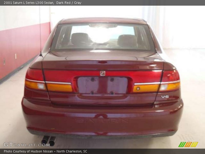 Dark Red / Gray 2001 Saturn L Series L300 Sedan