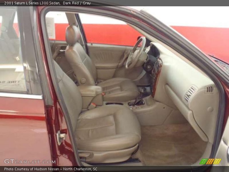 Dark Red / Gray 2001 Saturn L Series L300 Sedan