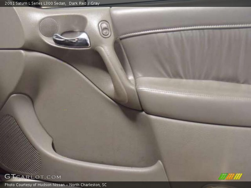 Dark Red / Gray 2001 Saturn L Series L300 Sedan