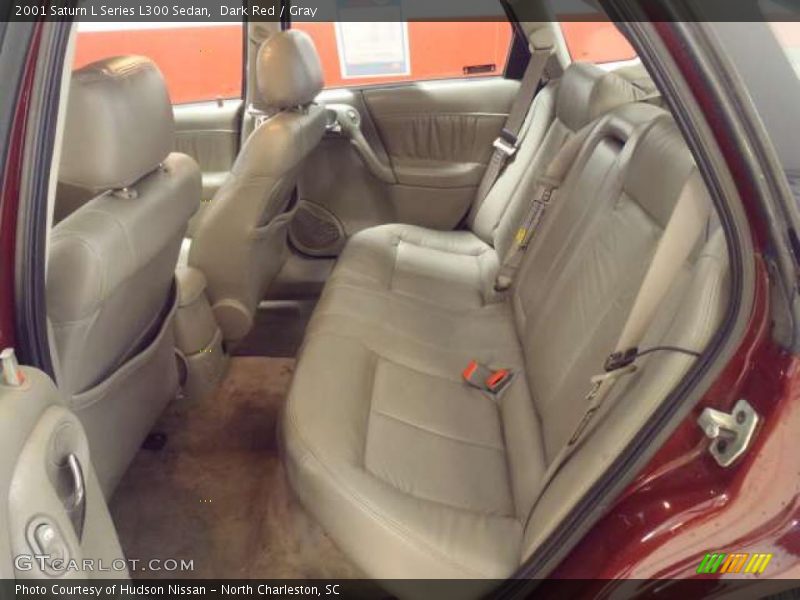 Dark Red / Gray 2001 Saturn L Series L300 Sedan