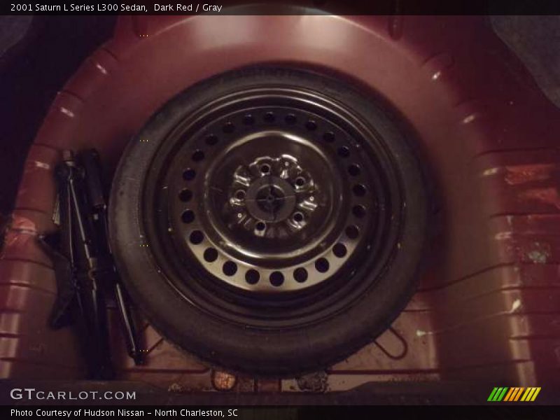Dark Red / Gray 2001 Saturn L Series L300 Sedan