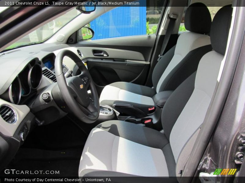 Taupe Gray Metallic / Jet Black/Medium Titanium 2011 Chevrolet Cruze LS