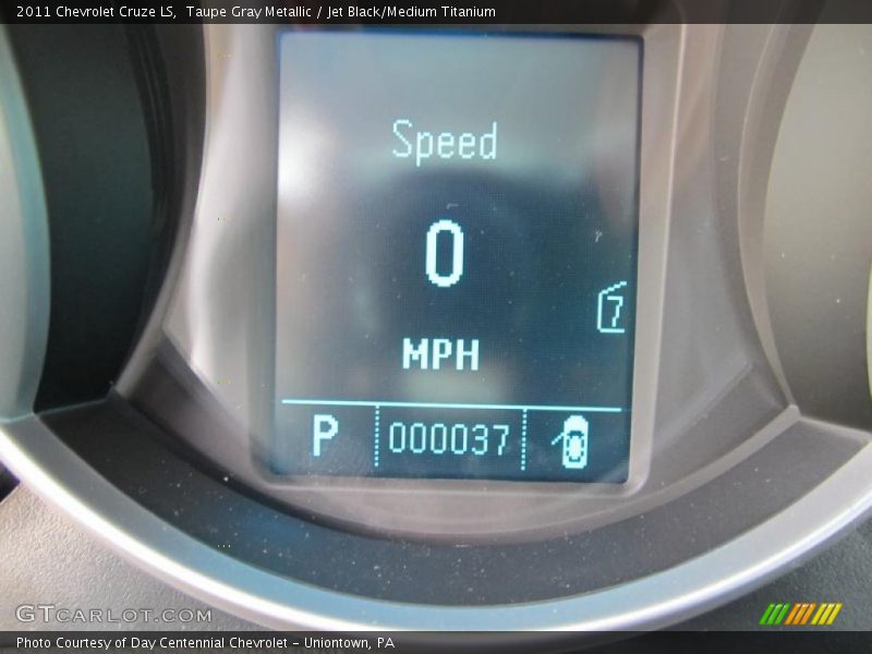 Taupe Gray Metallic / Jet Black/Medium Titanium 2011 Chevrolet Cruze LS