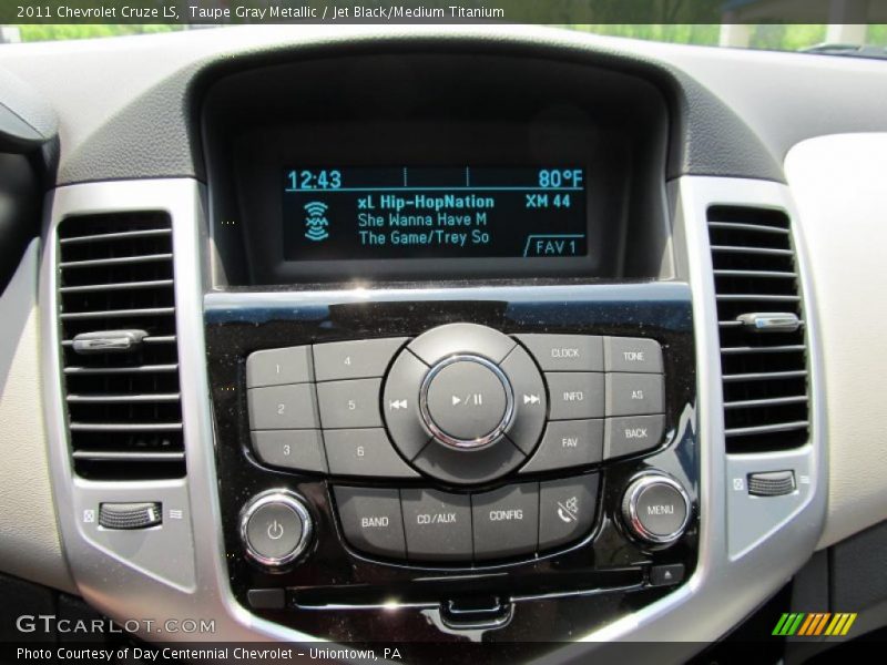 Taupe Gray Metallic / Jet Black/Medium Titanium 2011 Chevrolet Cruze LS