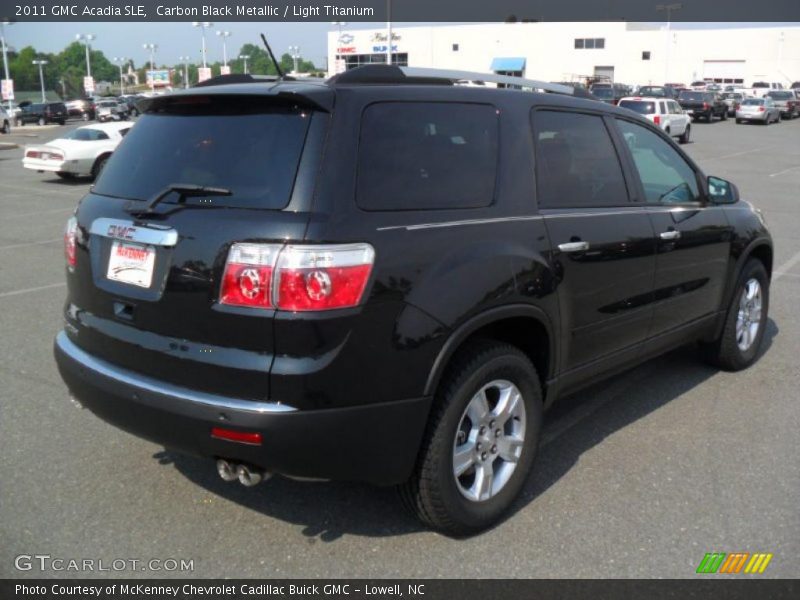 Carbon Black Metallic / Light Titanium 2011 GMC Acadia SLE