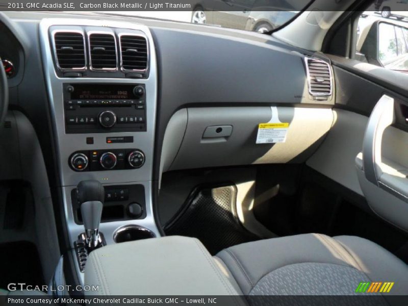 Carbon Black Metallic / Light Titanium 2011 GMC Acadia SLE