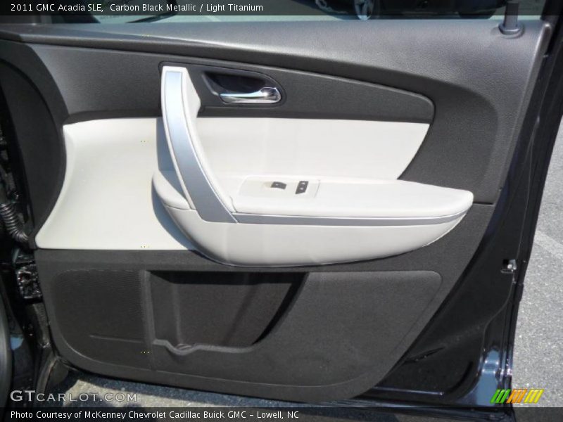 Carbon Black Metallic / Light Titanium 2011 GMC Acadia SLE