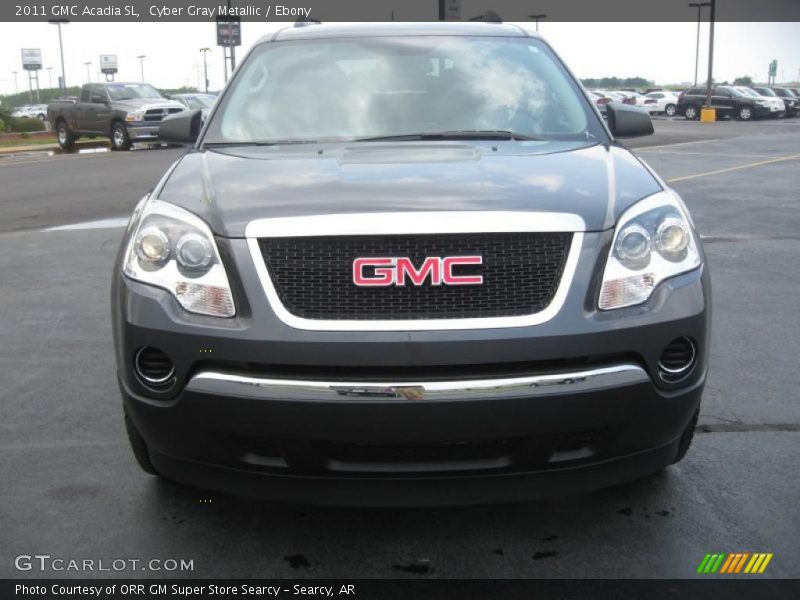 Cyber Gray Metallic / Ebony 2011 GMC Acadia SL