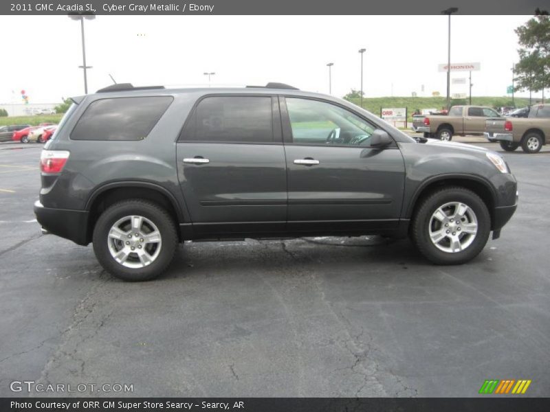 Cyber Gray Metallic / Ebony 2011 GMC Acadia SL