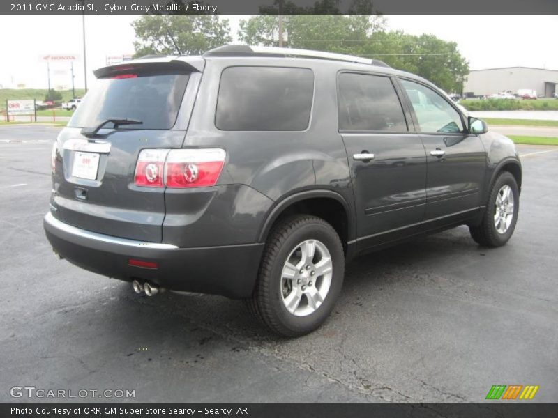 Cyber Gray Metallic / Ebony 2011 GMC Acadia SL