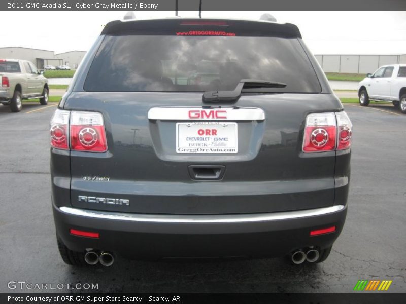 Cyber Gray Metallic / Ebony 2011 GMC Acadia SL