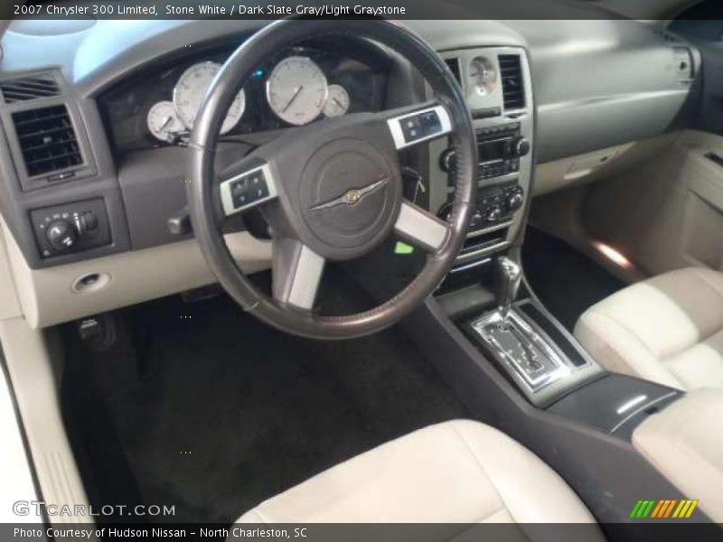 Stone White / Dark Slate Gray/Light Graystone 2007 Chrysler 300 Limited