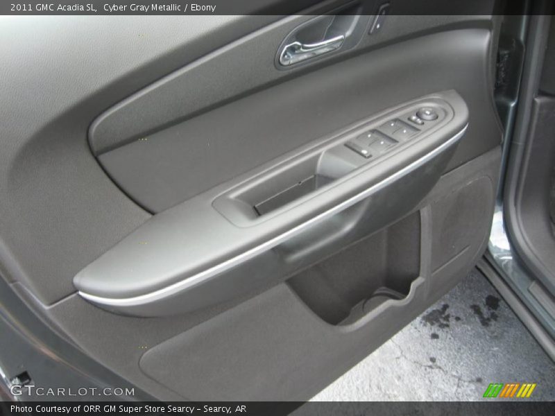 Cyber Gray Metallic / Ebony 2011 GMC Acadia SL