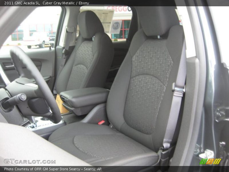 Cyber Gray Metallic / Ebony 2011 GMC Acadia SL