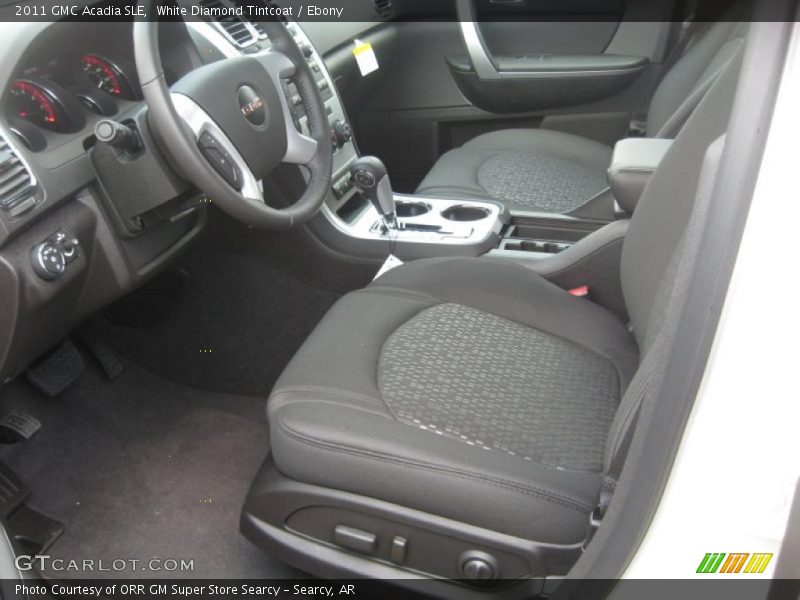 White Diamond Tintcoat / Ebony 2011 GMC Acadia SLE