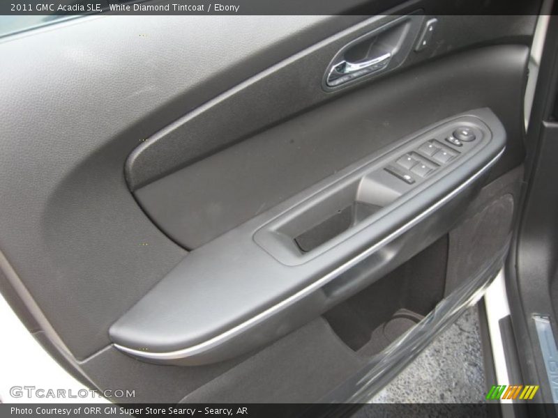 White Diamond Tintcoat / Ebony 2011 GMC Acadia SLE