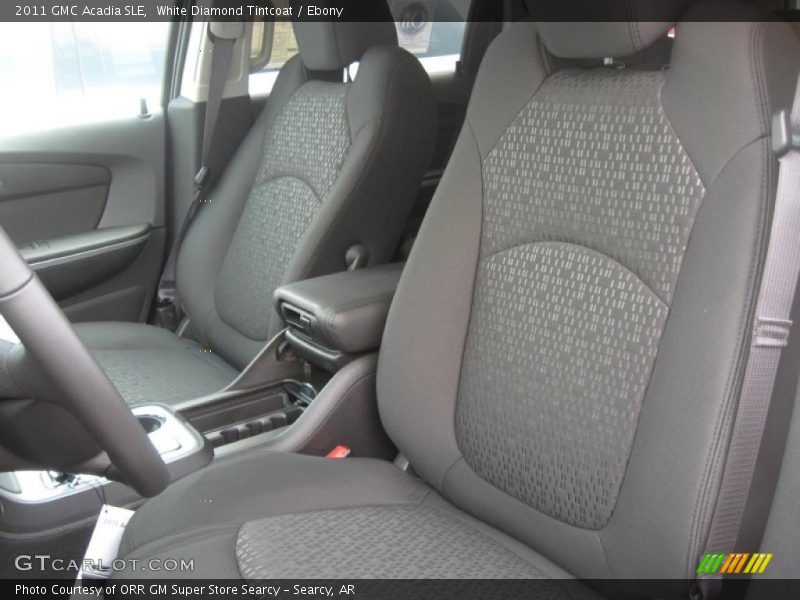 White Diamond Tintcoat / Ebony 2011 GMC Acadia SLE